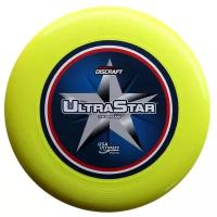 Диск Фрисби Discraft Ultra-Star полноцветный желтый (175 гр.)