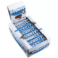 Bounty шоколадный батончик, 32 шт по 55 г
