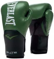 Перчатки тренировочные Everlast Elite ProStyle 12oz зеленые