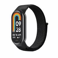 Нейлоновый ремешок для фитнес-браслета Xiaomi Smart Band 8, 11 черный