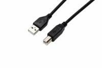 Кабель USB 2.0 Filum FL-CPro-U2-AM-BM-1M 1 м., USB 2.0 Pro, черный, разъемы: USB A male-USB B male, пакет