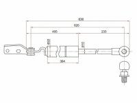 Амортизатор Крышки Багажника Mazda Mpv Lw# 99-06 Lh Sat арт. ST-LC626-36-20F