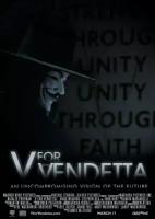 Плакат, постер на бумаге V значит Вендетта (V for Vendetta),Джеймс МакТиг. Размер 30 х 42 см