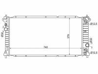 SY0005 SAT Радиатор SsangYong Actyon 11-