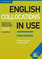 English Collocations in Use Intermediate Book with Answers Учебник с ответами