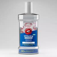 Отбеливающий ополаскиватель для полости рта GLOBAL WHITE Whitening Mouthwash / 300 мл