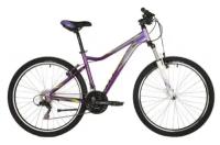 Женский велосипед STINGER BIKE Stinger 26" Laguna Std фиолетовый, размер 15", Microshift 26AHV. LAGUStd.15VT10