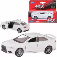 Машинка Welly 1:38 MITSUBISHI LANCER EVOLUTION X белый 43655W/белый