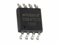 Микросхема WINBOND W25Q64FVSIG sop-8-208 mil Тип Активные компоненты, Интегральная микросхема