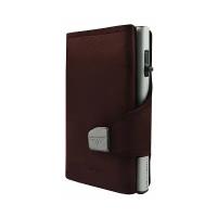 Кошелек Tru Virtu с отделением для монет CLICK&SLIDE Coin Pocket Nappa Brown