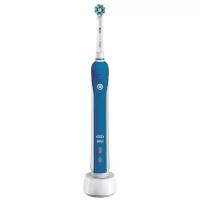 Электрическая зубная щетка Oral-B PRO 2 2000 Cross Action, белый/синий