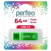 USB флешка Perfeo USB 64GB C13 Green