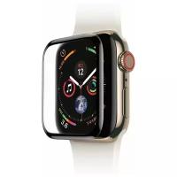 Защитное стекло для Apple Watch series 45 42mm (Baseus Full-screen Curved Tempered Film SGAPWA4-D01) (черный)