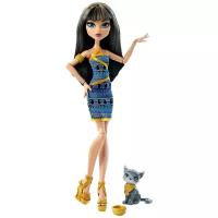 Monster High Mattel Кукла Клео де Нил из серии С питомцем, Монстр Хай