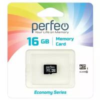 Карта памяти Perfeo microSD 16GB (Cl10) без адаптера ES