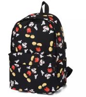 Рюкзак универсальный вместительный и молодежный тканевый унисекс с принтом, для отпуска и путешествий, для прогулки и школы, в подарок