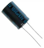 Capacitor / Конденсатор электролитический 1000x63 (16x25) TK Jamicon 105C