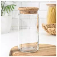 Банка с крышкой "PURE JAR CORK" 1500 мл