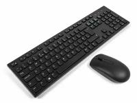 Комплект беспроводная клавиатура + мышь DELL KM636, black Eng раскладка