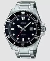 Наручные часы CASIO MDV-107D-1A1, черный, серебряный