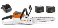 Аккумуляторная пила STIHL 36В MSA120C-B set 12" (акб АК10-2шт+зу AL101) 12542000023