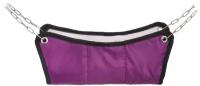 Гамак для хорьков и мелких грызунов "Шустрик", цвет: тёмно-фиолетовый, 30х30 см