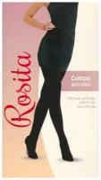 Колготки Rosita Cotton, размер 5, черный