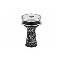 HE-052 Mini Darbuka Барабан дарбука 4 1/4" x 7 3/4", алюминий, черный, гравировка, Meinl