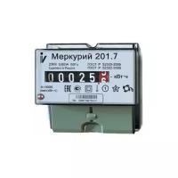 Счетчик "Меркурий" 201.7 1ф 5-60А 1 класс точн. 1 тариф. мех. табло DIN-рейка Инкотекс 32680 (7шт. в упак.)