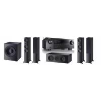 Домашний кинотеатр 5.1 DENON+HECO (AVRS650HBKE2+AURORA 700+AURORA Center 30+AURORA 700+AURORA Sub 30A)