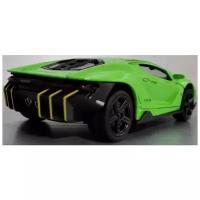 Машинка Lamborghini Aventador Ламборгини металлическая зеленая 1:32