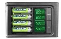 Зарядные устройства Varta Зарядное устройство VARTA LCD Smart Charger для 1-4 AAA, AA, USB + 4AA*2100mAh