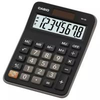 Калькулятор настольный компактный Casio MX-8B 8-разрядный черный 1 шт