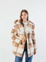 Куртка Original Fur company, размер 44, бежевый