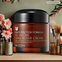 Mizon Крем для лица антивозрастной с муцином улитки ALL IN ONE SNAIL REPAIR CREAM, 120мл