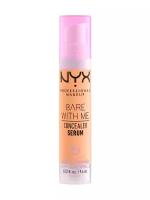 NYX Professional Make Up Сыворотка-консилер для лица и тела Bare With Me ухаживающая, 9,6 мл, 6 Tan