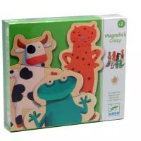 Djeco Djeco Wooden magnetics Магнитный пазл Забавные животные, 24 д. 03111