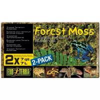 Грунт Exo Terra Forest Moss 2 x 7 л зеленый