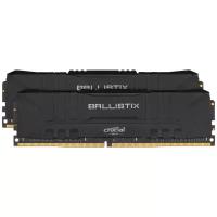 Оперативная память Crucial Ballistix DDR4 3200 (PC4 25600) DIMM 288 pin, 16 ГБ 2 шт. 1.35 В, CL 16, BL2K16G32C16U4B черная