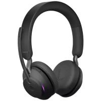 Гарнитура JABRA Evolve2 65 Link380c MS, для компьютера, накладные, bluetooth, черный [26599-999-899]