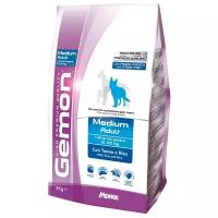 Gemon Dog Medium корм для взрослых собак средних пород тунец с рисом, 3 кг