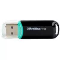 Флешка OltraMax 230, 16 Гб, USB2.0, чт до 15 Мб/с, зап до 8 Мб/с, черная