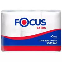 Туалетная бумага Focus Extra белая двуслойная 6 рулонов, арт. 5042265