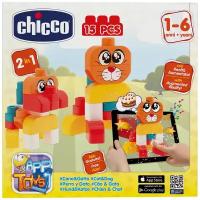 Конструктор Chicco App Toys 02306 Пес и кот, 15 дет
