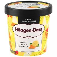 Мороженое Haagen Dazs пломбир лимон и мандарин