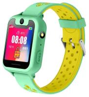 Детские умные часы S6 / Smart baby watch S6 / Детские ударопрочные часы с GPS отслеживанием, 2G, зеленый