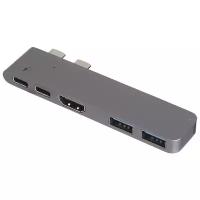 USB-концентратор Baseus Thunderbolt C+ (CAHUB), разъемов: 5