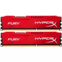 Оперативная память HyperX Fury 8 ГБ (4 ГБ x 2 шт.) DDR 1600 МГц DIMM CL10 HX316C10FRK2/8