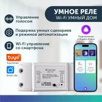 Умное реле с Wi-Fi, Яндекс Алисой, Smart Life, Tuya Smart для включения и выключения света