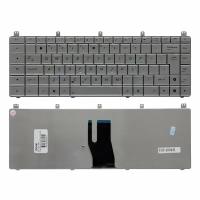 Клавиатура для ноутбука Asus N45, N45S, N45SF Series. Г-образный Enter. Серебристая, без рамки. PN: AENJ4701010